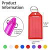 20/50PCS Colorful Plastic Flap Key Labels - Durable Double-Sided Marking Keychain Tags for Airport/Hotel Luggage & ID ZSY