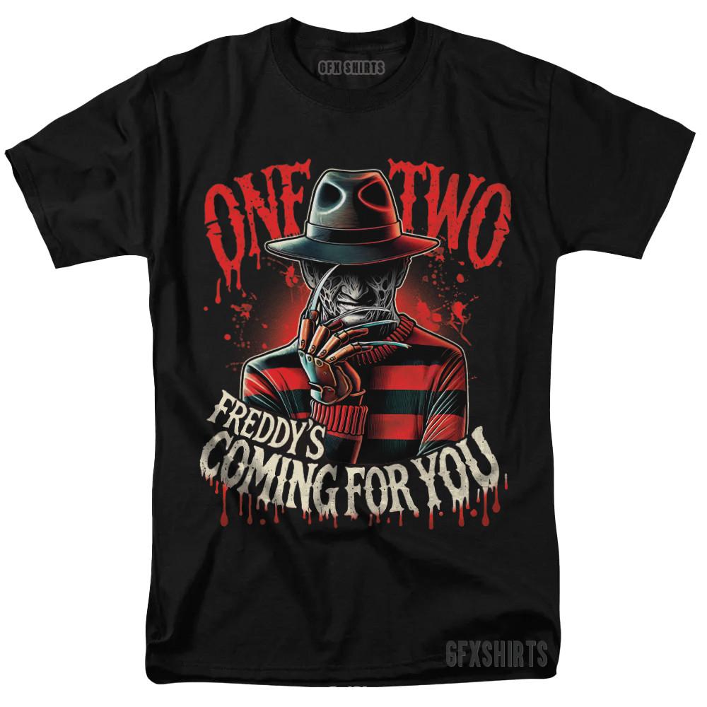 Freddy Krueger Nightmare on Elm Street Horror Holloween Movie Graphic T-shirt XL