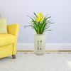 2Pcs Resin Orchid Planters Breathable Flower Pots Saucer Safe Durable Long Lasting Spring Outdoor Decor Orchid Plant Pots