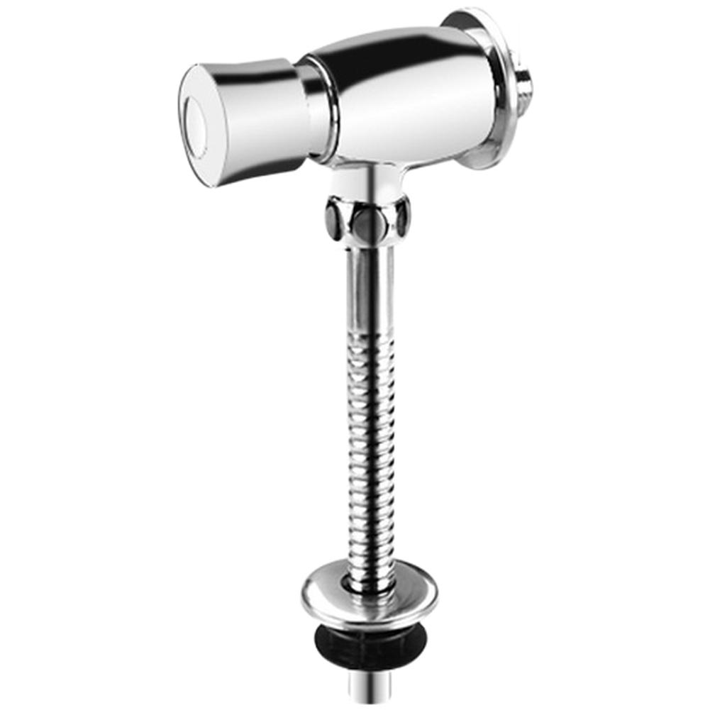 1Set G1/2 Thread Brass Urinal Flush Valve Manual Press Type Delayed Flushing Toilet Switch Copper With Stainless Steel Pipe