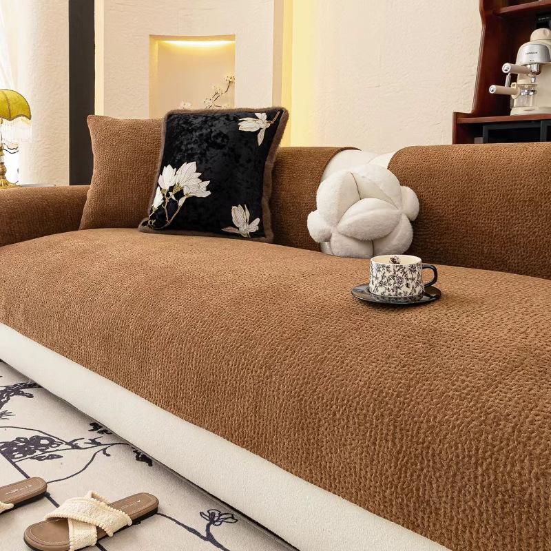 French Cream Blizzard Neil Sofa Cushion 2025 New Premium One-piece Non-slip and Anti-cat Scratch Sofa Cushion