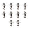 10 Pezzi Esche da Pesca Topwater Rotanti Eliche Eliche Fai da Te Esca da Pesca Amo Esca Accessori da Pesca Spinnerbait Eliche
