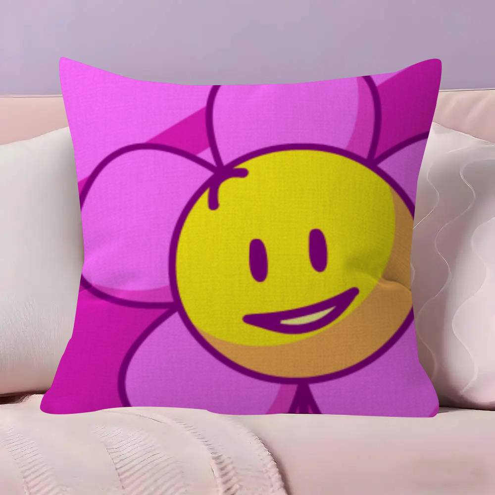 BFDI Battle for DDream Island Pillow Cover for Bedroom Room and Living Room Sofa Decorative Cushion Cover