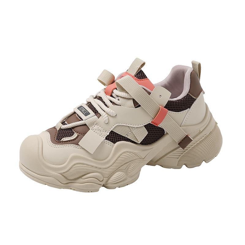 2025 autumn new Korean version breathable dad shoes women ins student casual shoes platform running shoes women CGA681