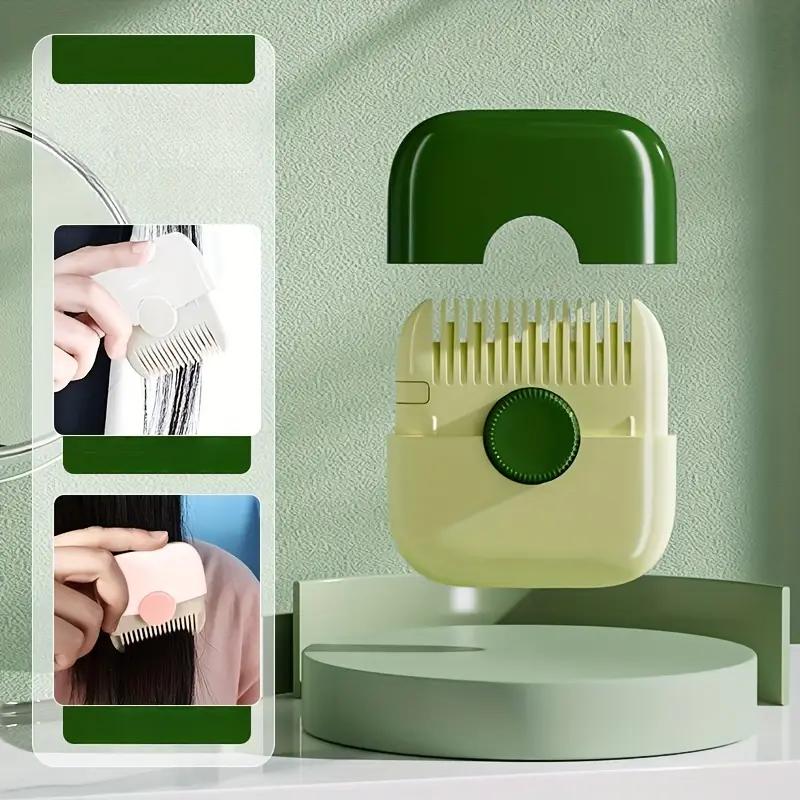 2 in 1 Baby HairCut and Hairdressing Comb Trim Bangs and Broken Hair Bangs Trimmer Manual Portable Children's Hair Clipper