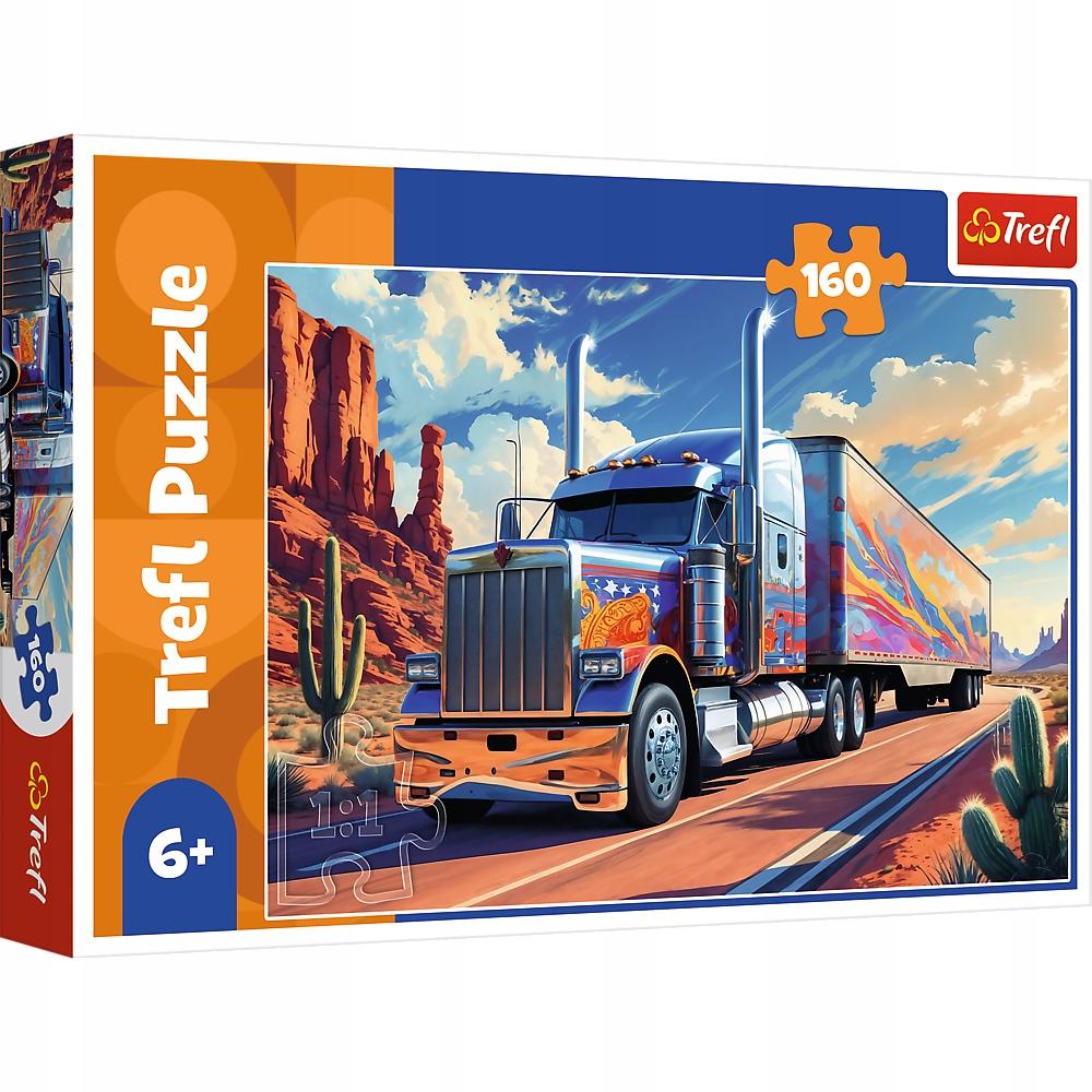 PUZZLE 160 CIĘŻARÓWKA W TRASIE 15413