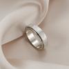 Vintage Anxiety Relief Spinner Ring for Women Stainless Steel Rings Rotate Freely Men Antistress Accessories Jewelry Party Gifts