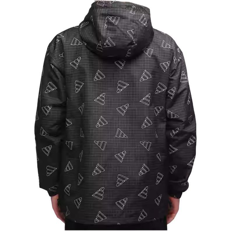 Adidas Jackets Men's Black Hooded Non Detachable Moderate GP1825