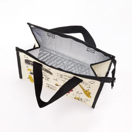 Skater Skater Lunch Bag Non-woven Cool Bag Snoopy Orchestra FBC1-A