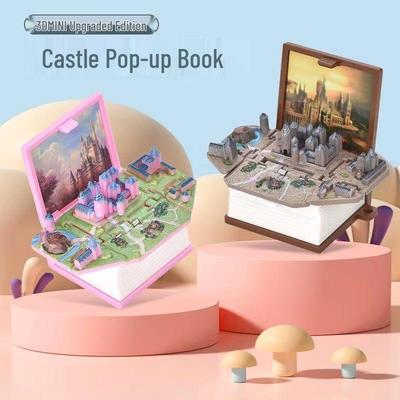 Astronaut Dinosaur Pop-Up Castle & Basketball 3D Keychain Toy - Creative Decompression Gift