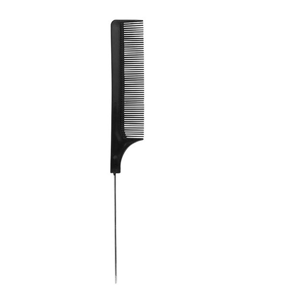 Barber Shop Plastic Pointed Tail Comb Hairdressing Supplies 10-piece Set Barber Tools Beard Comb Smooth Hair Comb