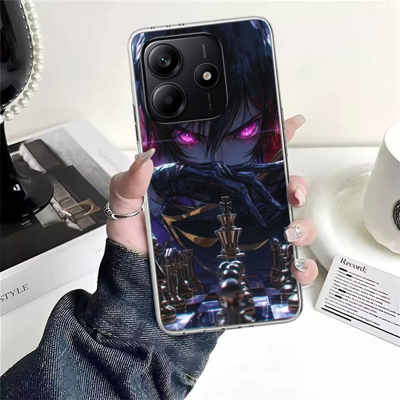 Code Geass Anime Weiche Handyhülle Für Xiaomi Redmi Note 15 14 14S 13 12 Pro Plus 12S 11 11S 11E 10 10S 11T 5G Fundas Coque Redmi