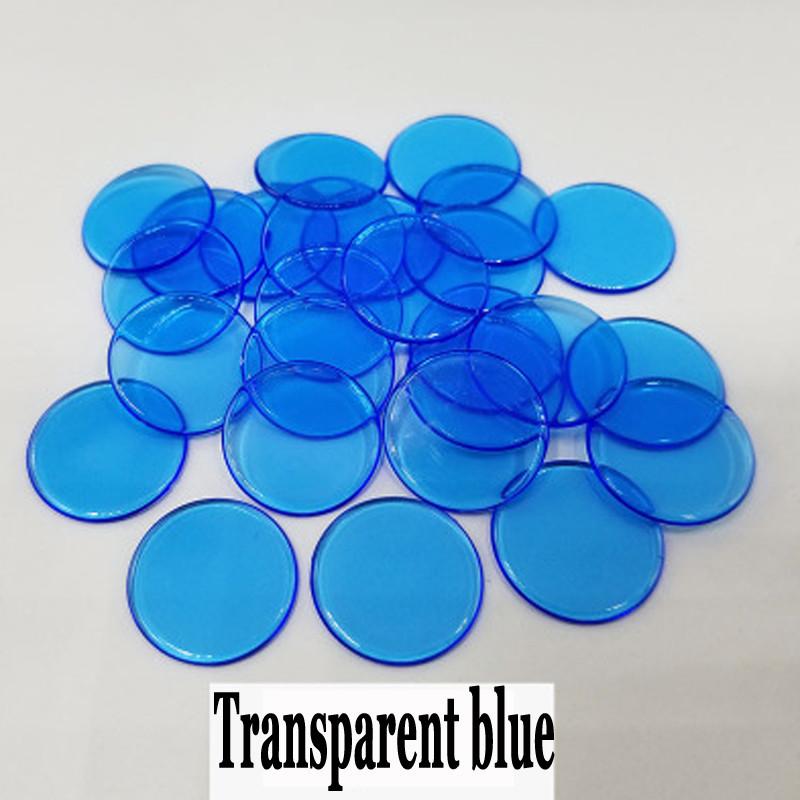 100Pcs 19Mm Count Bingo Chips Markers For Bingo Game Cards Plastic For Classroom Children And Carnival Bingo Games