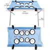 Anti-Scratch Pet Grooming Hammock Adjustable Detachable Pet Restraint Station Sturdy Support Frame Pet Bathing Rack Pet Grooming