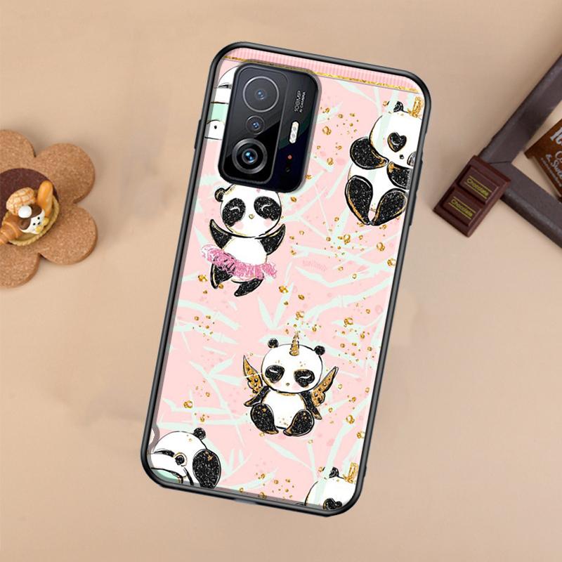 Panda Cute Case For Xiaomi POCO X7 X6 Pro X3 X5 M6 F3 F5 F6 Pro 11T 12T 13T 14T Pro 13 14 Ultra Cover