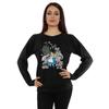 Alice In Wonderland Womens/Ladies Flowers Cotton Sweatshirt