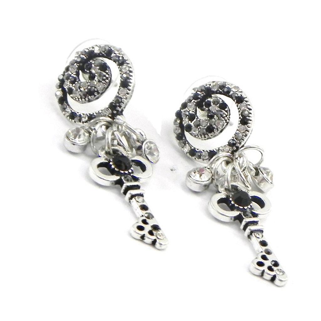 

NOA [I2133] - Серьги дизайнерские Эмили черные