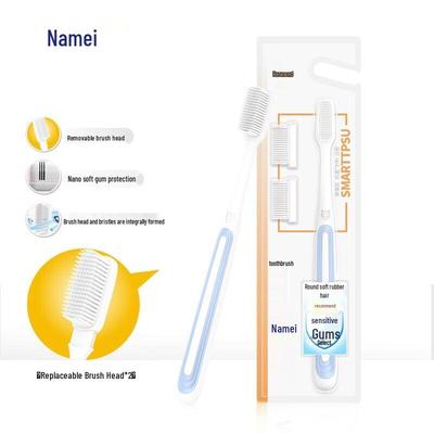 Nano Antibacterial Soft Rubber Toothbrush Set