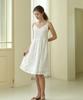 WIOE Masha Cotton Sleeveless Dress_White