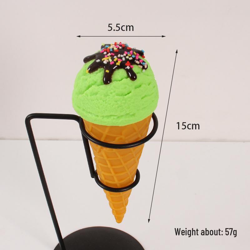 PVC Faux Ice Cream Cone for Display & Play
