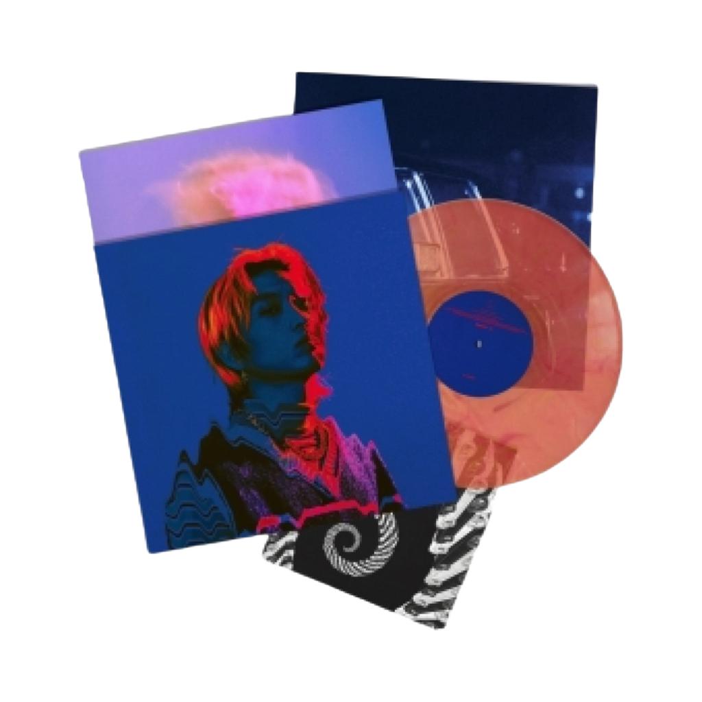 C JAMM 1st Mini Album Keung LP Limited Edition Orange Red Marbled