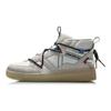 Li-Ning Counterflow Hunter Non-Slip Lightweight Mid-Top Skate Shoes Men Skate Shoes Gray AGCQ127-1