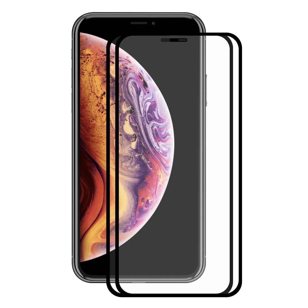 

2 шт./набір Захисна плівка для екрана із загартованого скла HAT PRINCE для iPhone (2019 р) 6.1 /XR 6.1 дюйм/Повний розмір/0.2мм/9H/2.5D Заокруглений край Type A