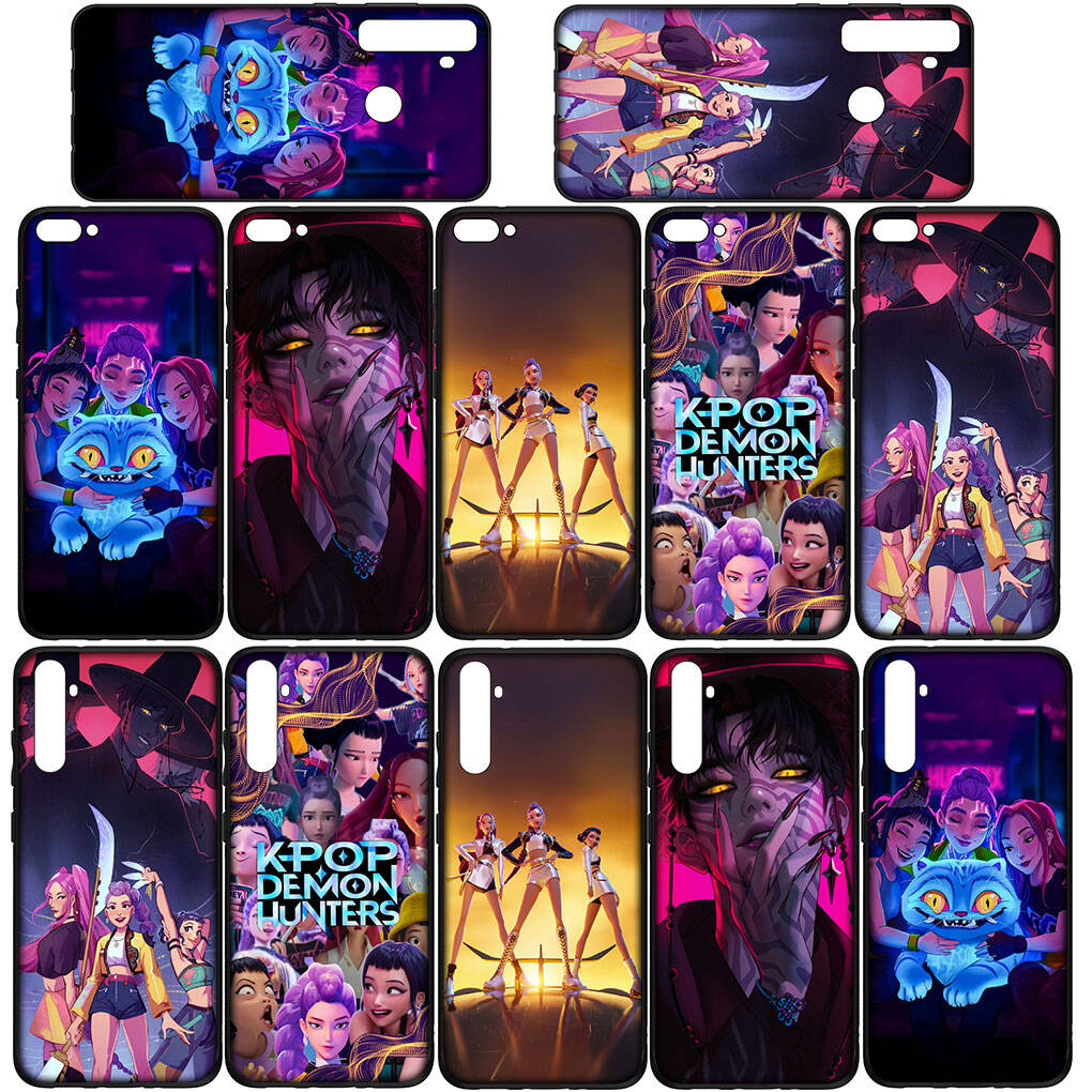 Mobilskal för Samsung Galaxy S25 S23 S22 S24 Ultra FE A05 A06 A15 A16 A36 A37 A35 A54 A55 A56 A57 A25 A26 A53 Mira KPop Zoey Demon Rumi Hunter Jinu