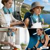 Selling Neck Fan Hot Lightweight Hands Free Headphone Design Air Outlets With 5 Speeds Adjustment Cooling Usb Mini Portable Fan