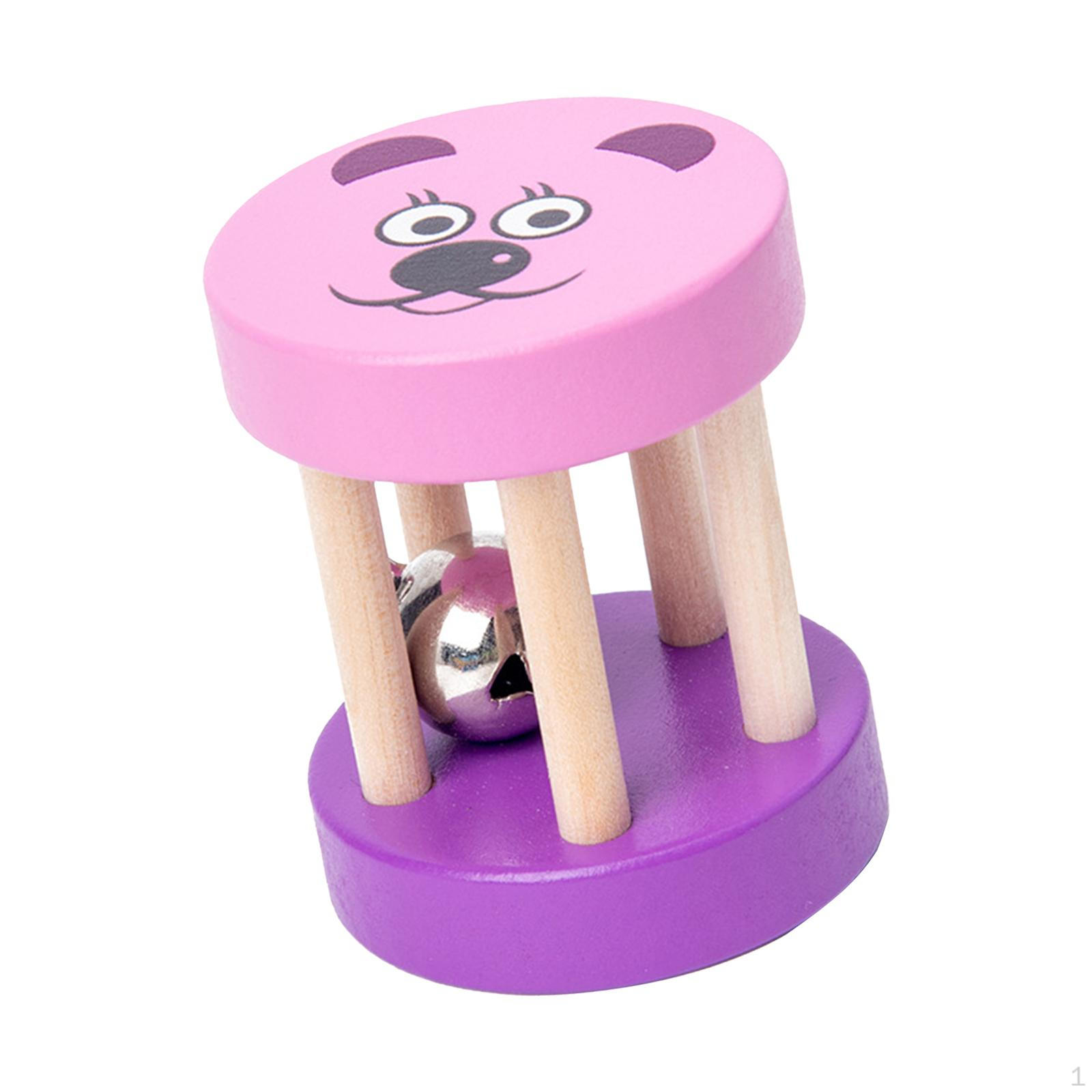 

Baby Roller Rattle Infant Toy with Bell for Babies 6-12 Months Nursing Birthday Gift Crawling