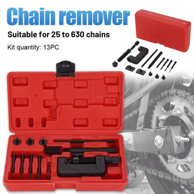 Chain Disassembler Tool Chain Cutters Rivet Fasteners Disassembling Chains for 25 To 630 Chain Motorcycle Chain Cutter Remover