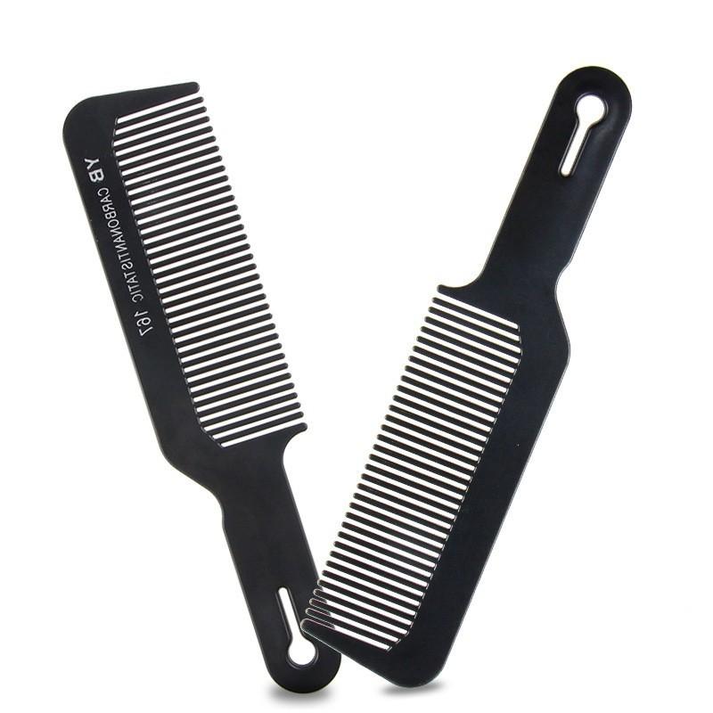 Salon-Grade Teasing Hair Comb - Rounded Wavy Teeth Barber Comb, Flat Top Styling Comb, Hairdressing Tool