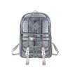 Hot Sale Fashion Transparent Backpack Waterproof PVC Multi Pocket Large Capacity School Bag Stadium Approved Travel Backpack