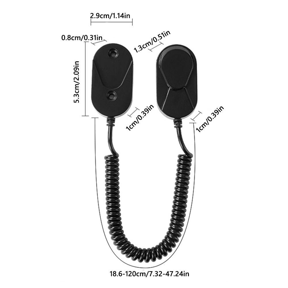 New Retractable Remote Control Tether Wall Mount AntiLost Rope Remote Security Cable Home Tool Remote Holder