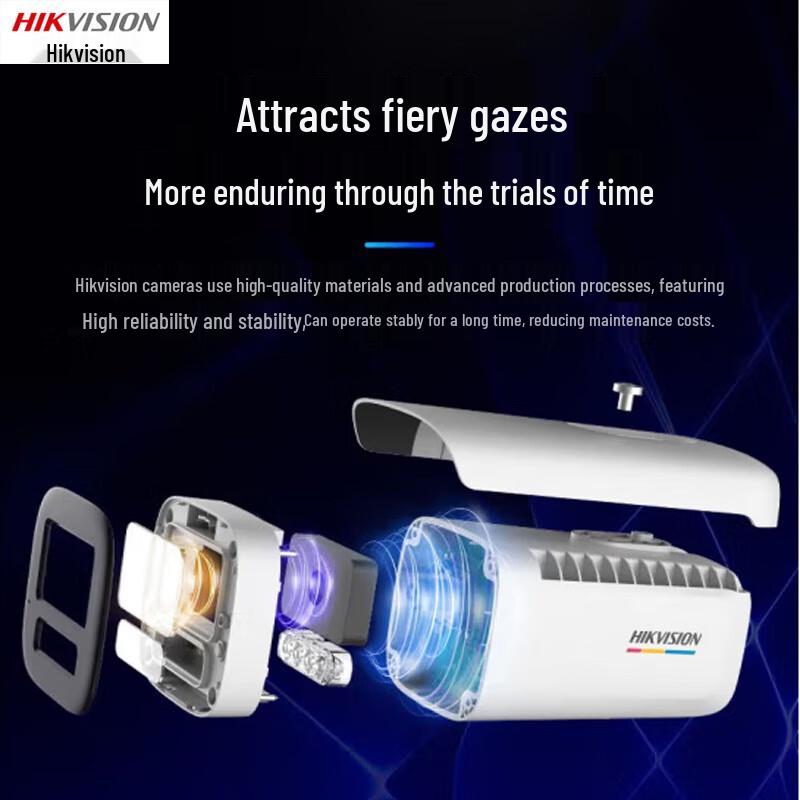 

Hikvision 2MP Full-Color POE IP Security Camera CN plug (adapter included)
