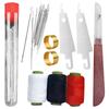 37-teiliges/Set Nähset mit Nadel und Faden, Nadeleinfädler, Nahtverbinder, Sicherheitsnadel, Nähset zum Basteln & Handwerken Werkzeug