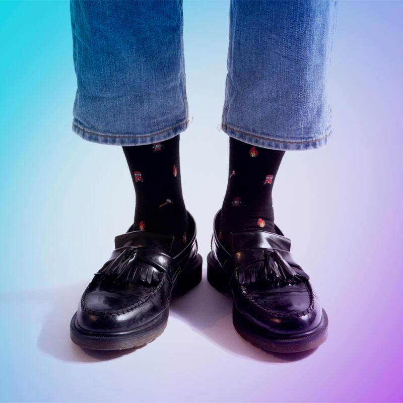 [Set] 2 Pairs of Fashion Socks C