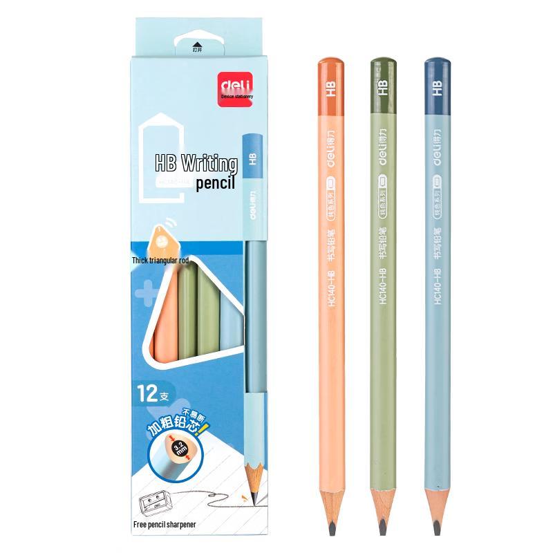 Deli Student Ergonomic Graphite Pencils