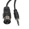 50cm 5-Pin Din Stecker auf 3,5mm Klinkenstecker Kabelverlängerung Soundkabel zum Anschluss europäischer Stereoanlagen