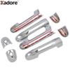 For KIA Cerato Forte 2008 2009 2010 2011 Chrome Car Side Door Handle Cover Trim Decoration Molding Overlay Exterior Accessories