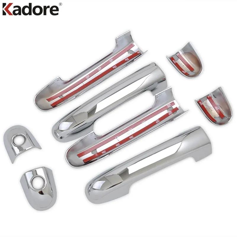 For KIA Cerato Forte 2008 2009 2010 2011 Chrome Car Side Door Handle Cover Trim Decoration Molding Overlay Exterior Accessories