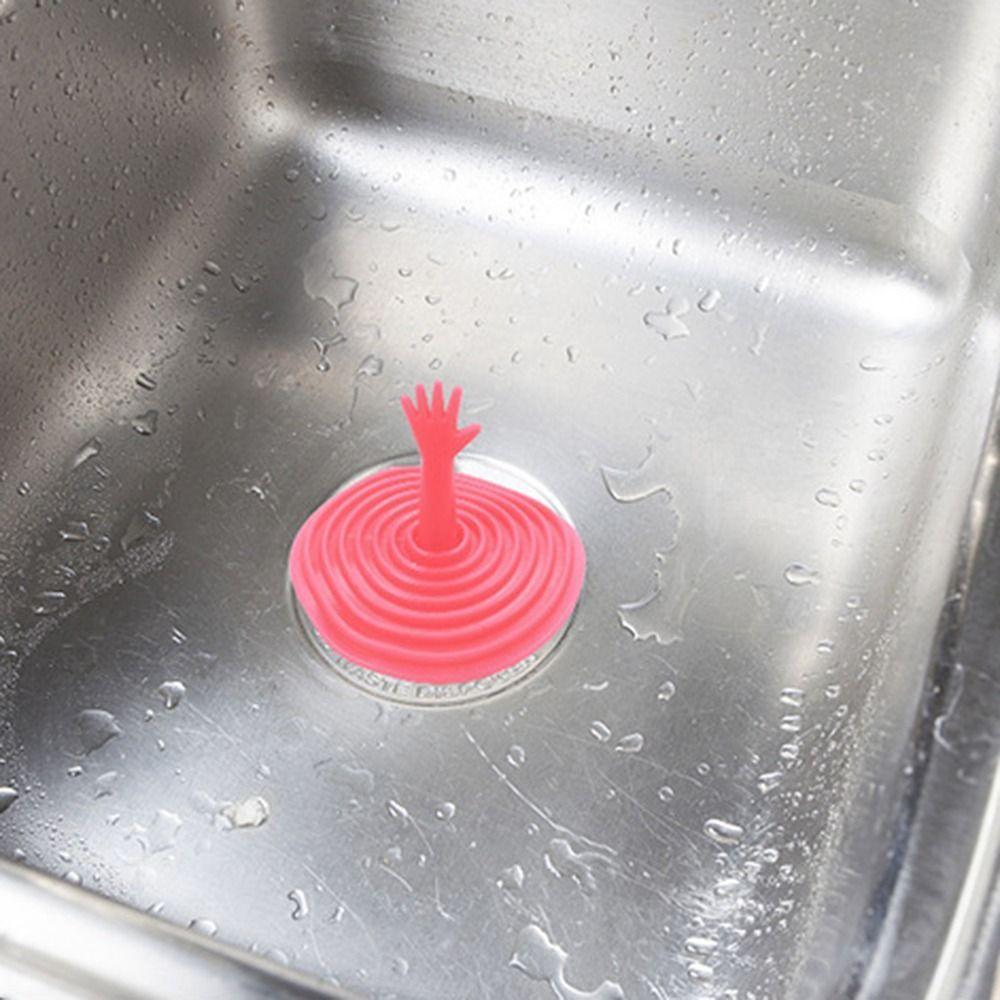 Bathtub Stopper Drain Cover Silicone Sink Hair Stopper Leakage-proof Flat Plug Stopper Kitchen Bathroom Accessories Hardware