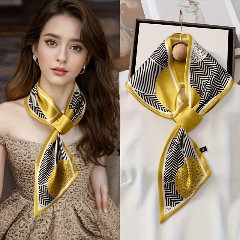 Long Scarf for Women Accessories for Shirts, Thin Scarf, Simple and Easy To Match Women's Scarf for All Seasons