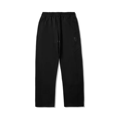 Li Ning X Jackie Chan Kollaboration Kung Fu Serie Einfarbig Mittelhoch Taille Kordelzug Bequem Atmungsaktiv Locker Gerade Lässige Hose AKLV613-2