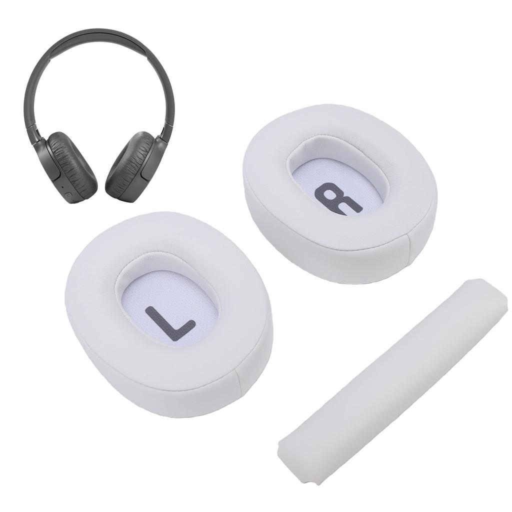 Ear Pads Replacement for Tune T700  710  720  770NC Headphone Protein Leather Sponge Headset Earpads Cushions with Headband Cover