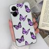 New Case For Xaimo 14T 15 Poco X7 X6 X5 X4 X3 M5 M6 M7 F4 Pro Plus Pretty Butterfly Flower Pattern Clear Silicone Protective Covers For Xiaomi Housing
