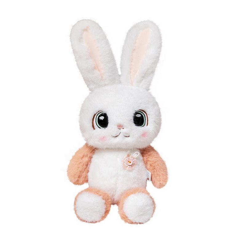 Cute Long-Eared Rabbit Plush Toy - Cartoon Big-Eyed Doll for Kids' Companionship and Gifts
