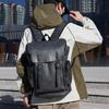 Retro Fashion Backpack with High-end Feel, 16 Inch Laptop Bag, Soft PU Leather Large Capacity Backpack