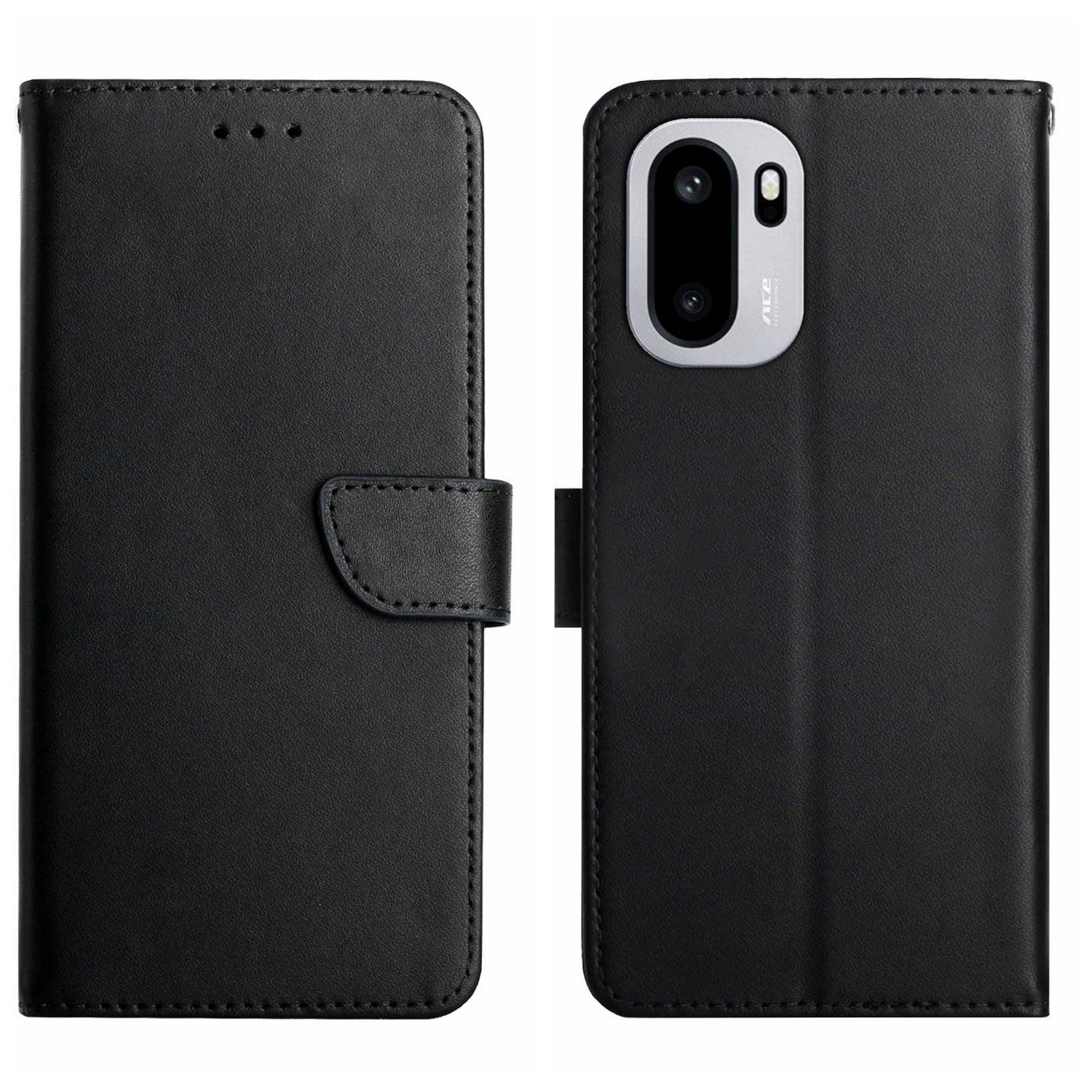 For OnePlus 15R 5G Case Genuine Cow Leather Phone Cover Nappa Texture