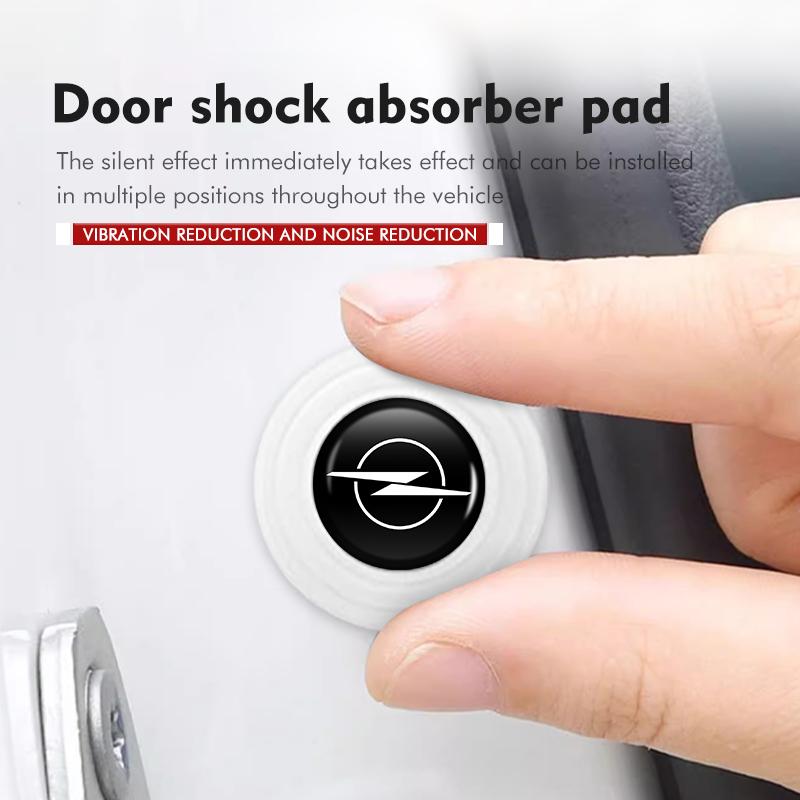Car Door Shock Absorber Silicone Pads Protector Stickers Gasket Buffer For Opel OPC Astra J H G K Insignia Corsa D B E Mokka QA5